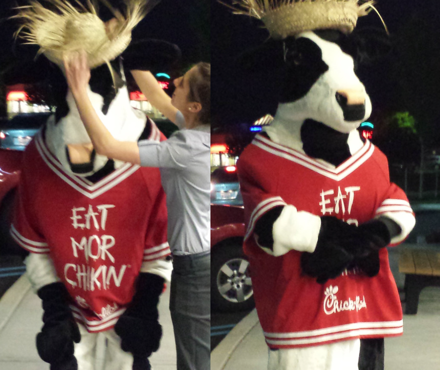Chick-fil-A Cow Listening