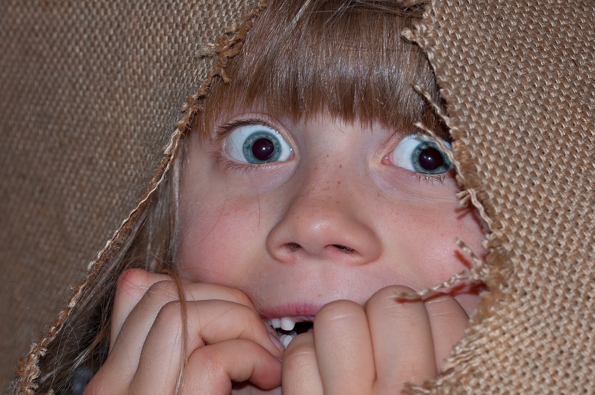 Fearful girl