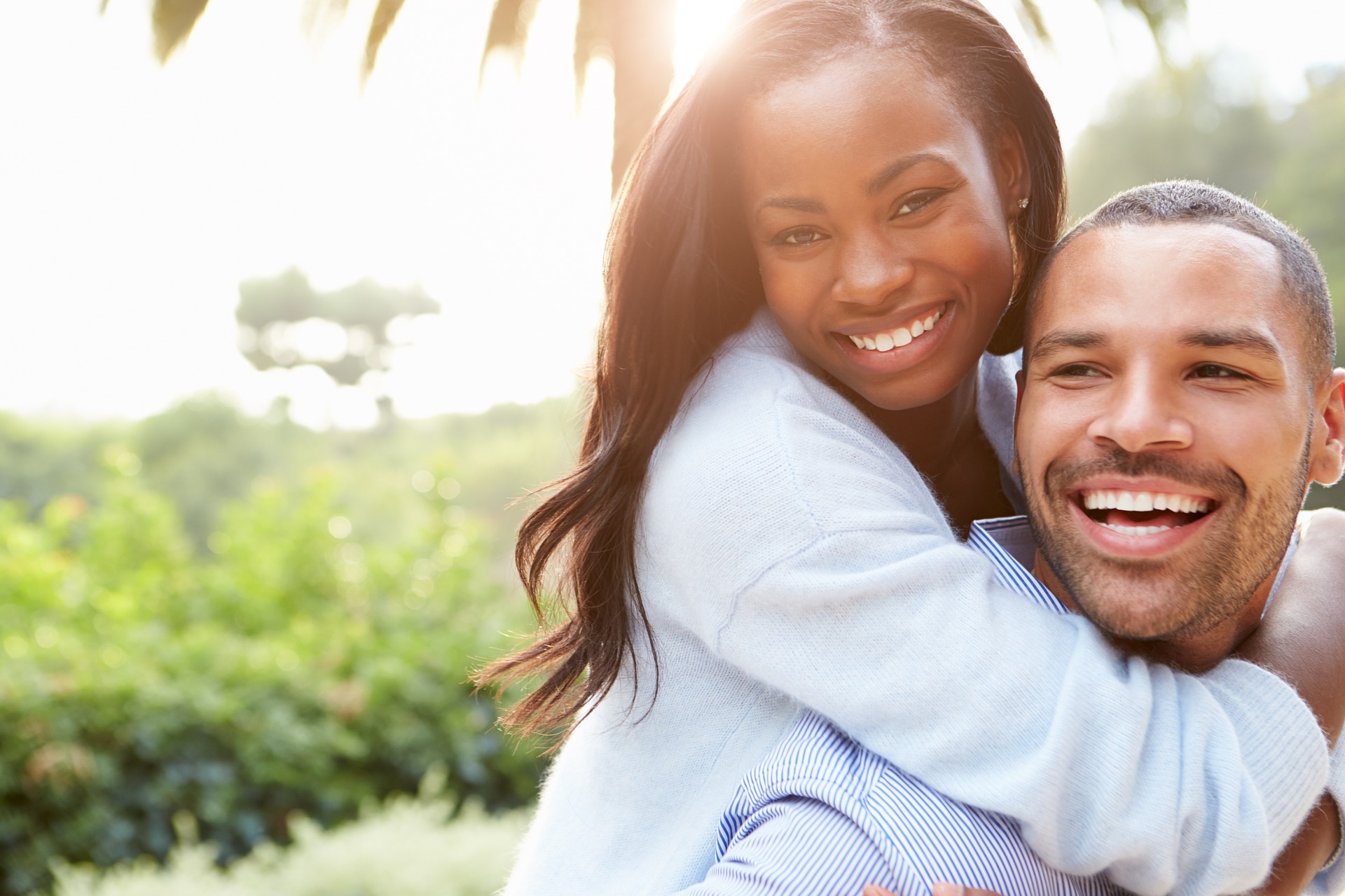 Happy Couple in a Healthy Relationship
