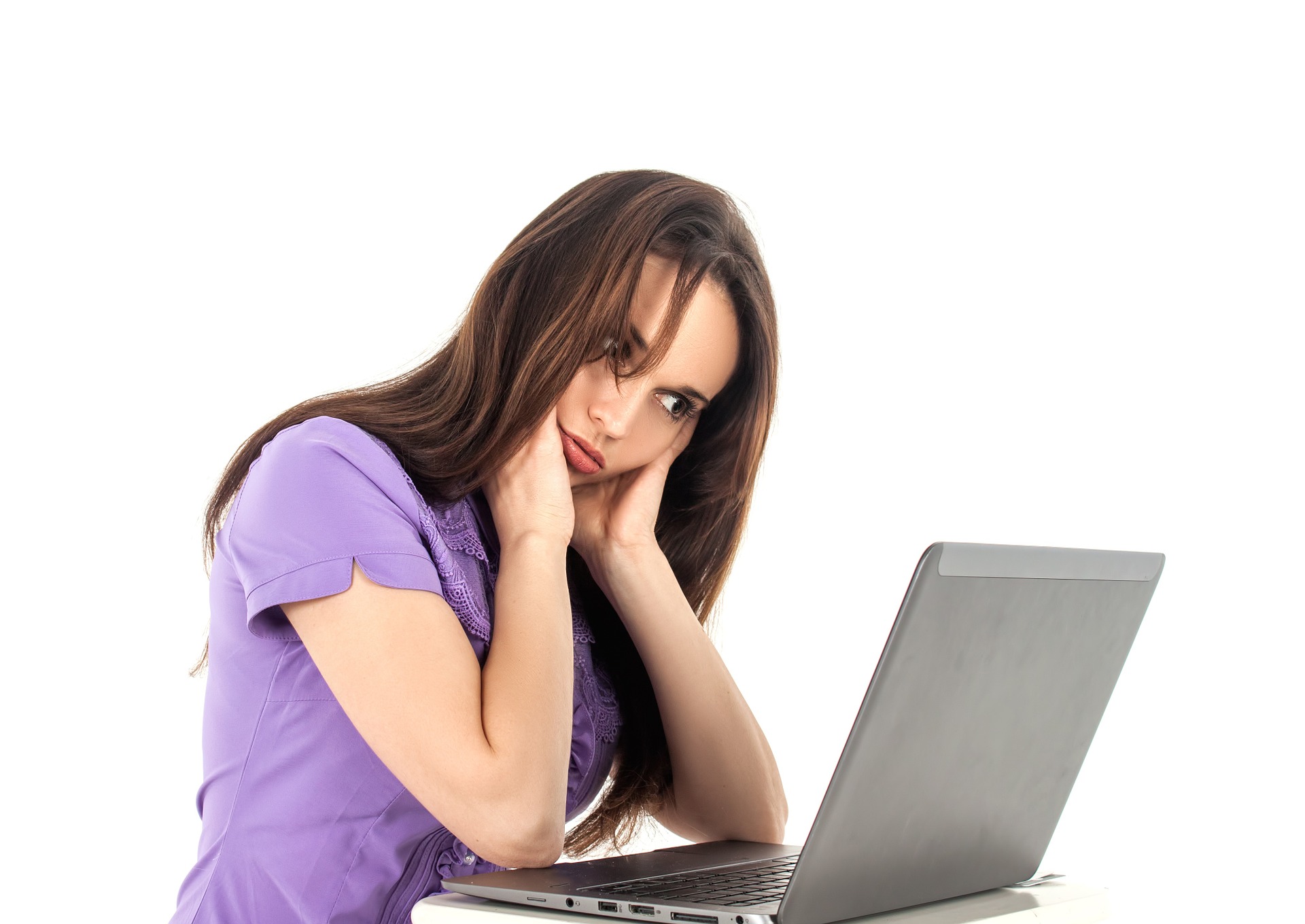 Woman experiencing job search depression